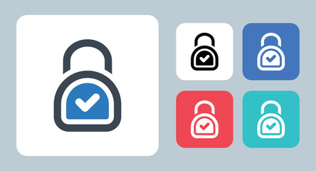 Access icon - vector illustration . Access, safe, secure, Login, Verify, Lock, Password, Security, Privacy, Private, sign, symbol, flat, icons .