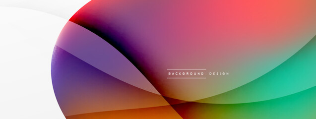 Fluid color abstract background. Liquid gradients, wave pattern. Trendy techno business template for wallpaper, banner, background or landing
