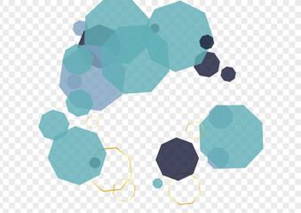 Dark Blue Cell Background Transparent Vector. Honeycomb Science Wallpaper. Data Background. White Line Genetic. Tile Texture.