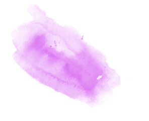 Fototapeta premium Tache aquarelle magenta pâle, coloration nuance de magenta effet aquarelle, effet graphique dynamique , éclaboussure, projection art, peinture projetée avec force