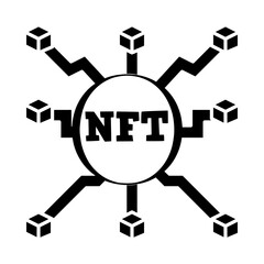 NFT Icon, NFT Logo, NFT Vector Illustration, NFT Icon Set,	