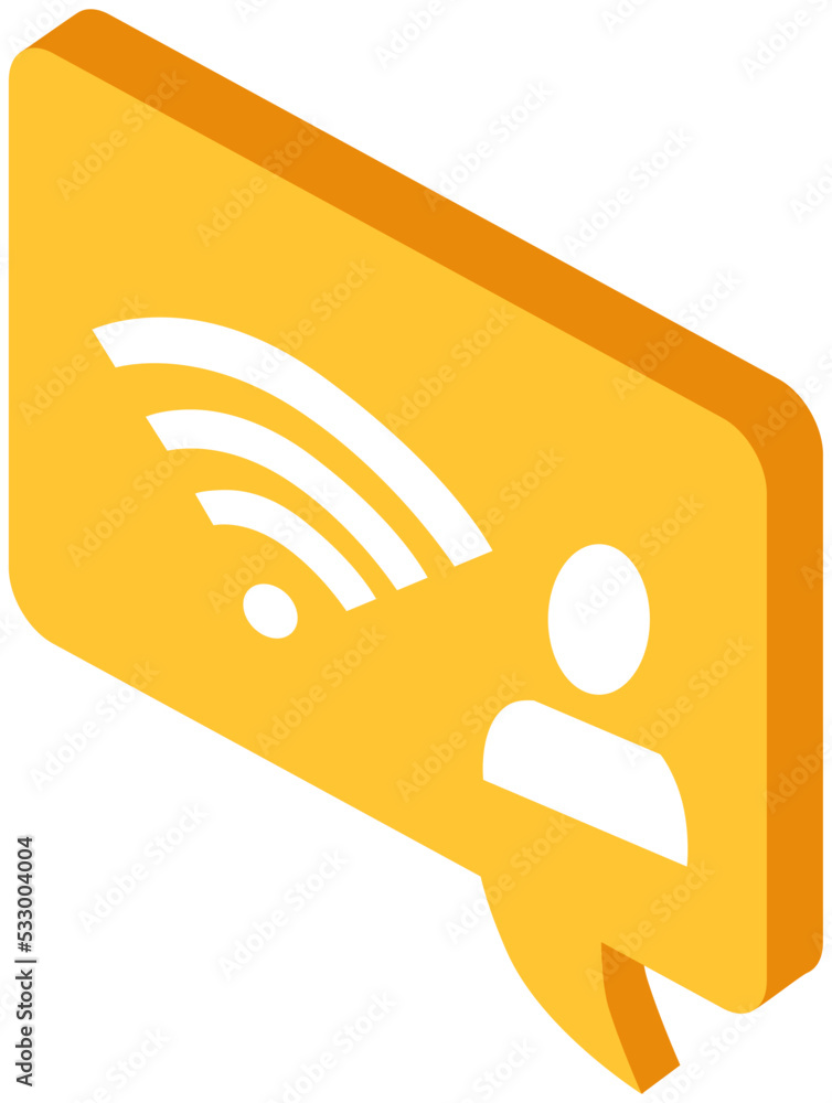 Poster lines signal network design. wireless internet connection icon. logo of worldwide network in speech 