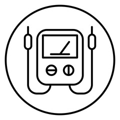 electronic tester icon