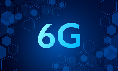 Fototapeta premium concept of technology 6G mobile network , New generation telecommunication , high-speed mobile Internet
