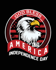God Bless America 4th of July Independence day
