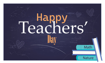 Happy Teachers Day Concept, Green Orange Flat Design World Teacher Day 2022,illustor, icon , banner, poster, background, work, web, text, study, 2022
Concept of Happy Teachers Day 2022