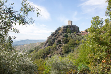 Fototapeta na wymiar Sortelha Castle and Landscape, Portugal