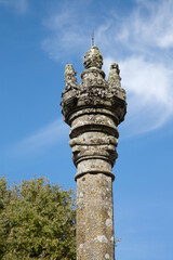 Stone Pillory in Sortelha; Portugal
