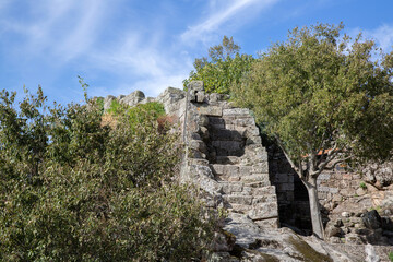 Sortelha Castle Walls in Portugal