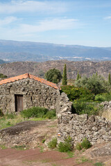 Fototapeta na wymiar Sortelha Village and Landscape; Portugal