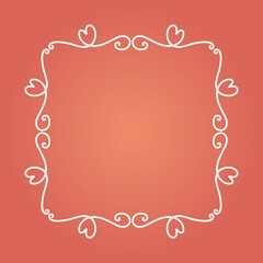 Hand drawn elements and monograms.