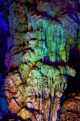 Natural caves and stalactites in Yilingyan, Nanning, Guangxi, China