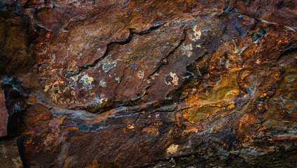 Rostiges Gestein