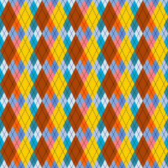 beautiful argyle seamless pattern design for background or fabric