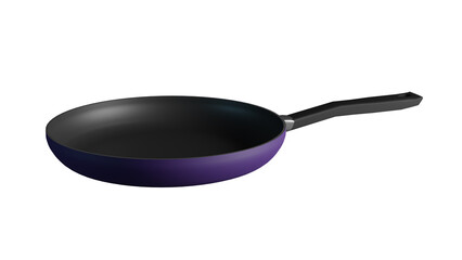 A 3D rendered image of a frying pan - 533009421