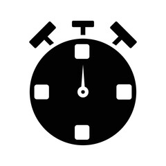 stopwatch icon design template illustration