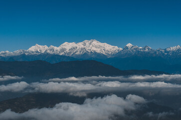 Fototapeta na wymiar Beauty of Darjeeling's landscape
