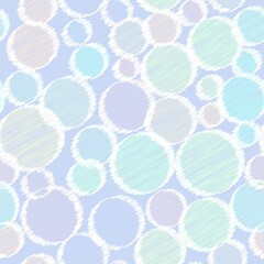 Vector seamless pattern of geometric shapes painted of colored scribbles. Seamless geometric pattern for textiles, fabrics, wall coverings. Vector pattern of geometric shapes for fabrics, wallpaper an