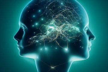 Two humans mental connection