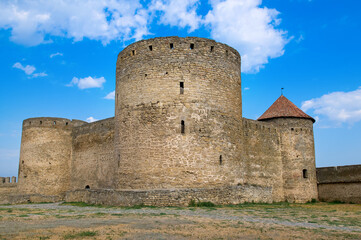 Fototapeta na wymiar Walls Akkerman fortress in Belgorod Dnestrovsky near Odessa Ukraine.