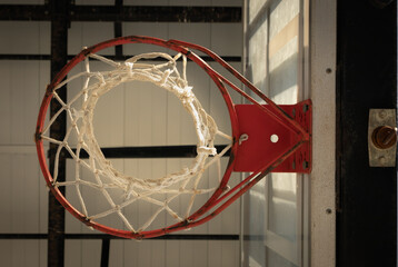Fototapeta na wymiar Basketball rim