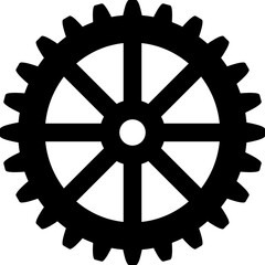 Flywheel symbol, web and computer icon, transparent backgrounds