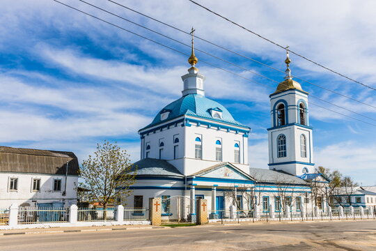 Kazan Church in the center of Sasovo, Ryazan region, Russia