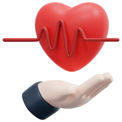 healthcare 3d render icon illustration