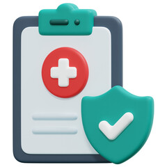 Obraz premium medical 3d render icon illustration