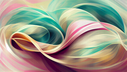 colorful background waves