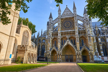view of westminster abbey, london