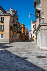 street in the town Venice, Italy