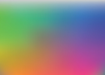 Abstract blurred gradient mesh background in vibrant rainbow colors. Colorful smooth banner template. Easy editable soft color vector illustration in EPS10