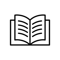 book icon vector design simple and clean