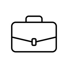 briefcase icon vector design simple and clean