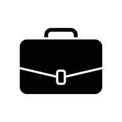 briefcase icon vector design simple and clean