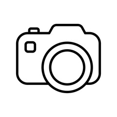 camera icon vector design simple and clean