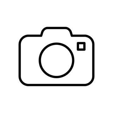 camera icon vector design simple and clean