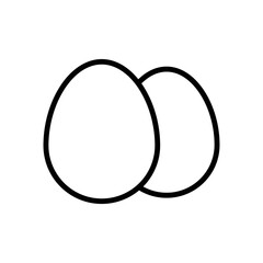 egg icon vector design simple and clean