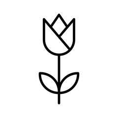 flower icon vector design simple and clean