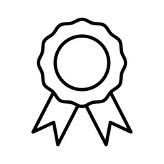 medal icon vector design simple and clean