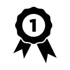medal icon vector design simple and clean