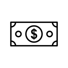 money icon vector design simple and clean