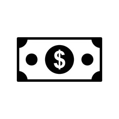 money icon vector design simple and clean