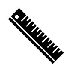 ruler icon vector design simple and clean