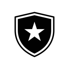 shield icon vector design simple and clean
