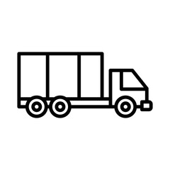 truck icon vector design simple and clean