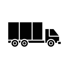 truck icon vector design simple and clean