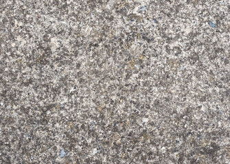 Old grey concrete wall with concrete texture for background. Front view with copy space.