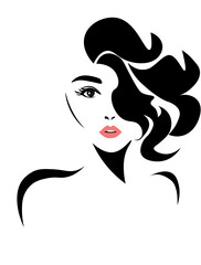 Vector illustration of Beautiful woman